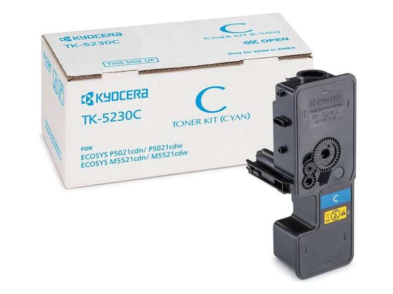 Kyocera TK5230 Ciano Cartuccia Toner Originale - 1T02R9CNL0/TK5230C