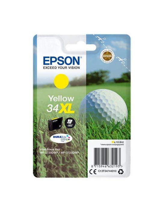 Epson T3474 (34XL) Giallo Cartuccia d'Inchiostro Originale - C13T34744010