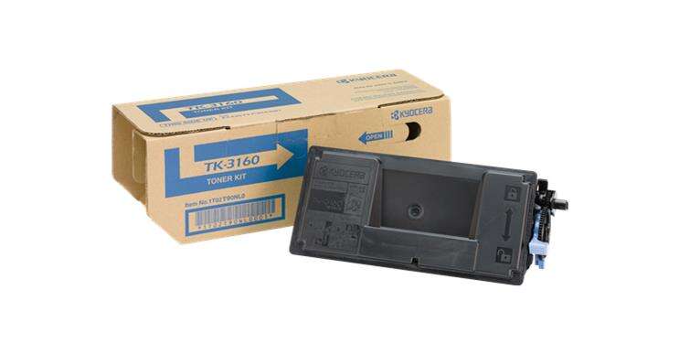 Kyocera TK3160 Nero Cartuccia Toner Originale - 1T02T90NL0/1T02T90NL1