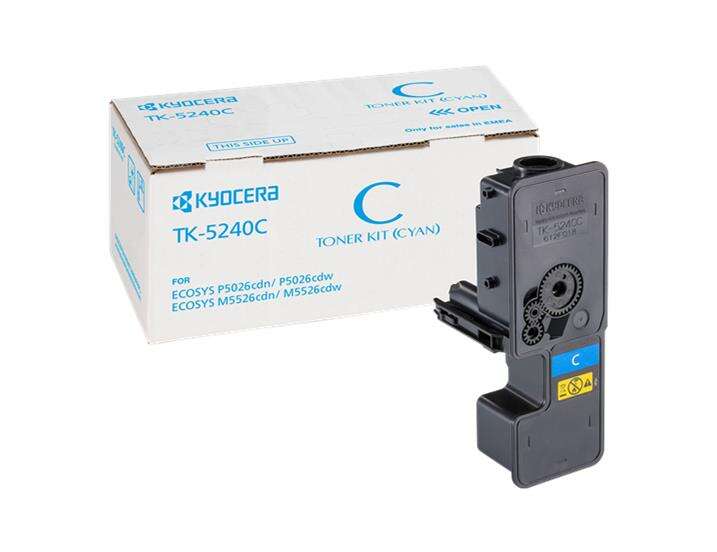 Kyocera TK5240 Cartuccia Toner Ciano Originale - 1T02R7CNL0/TK5240C