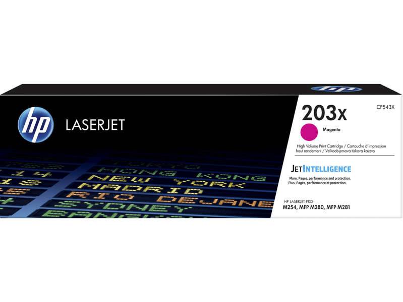 HP CF543X Cartuccia Toner Magenta Originale - 203X