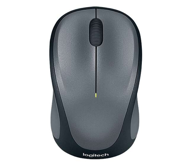 Logitech M235 Mouse Wireless 1000dpi - 3 Pulsanti - Ambidestro - Grigio