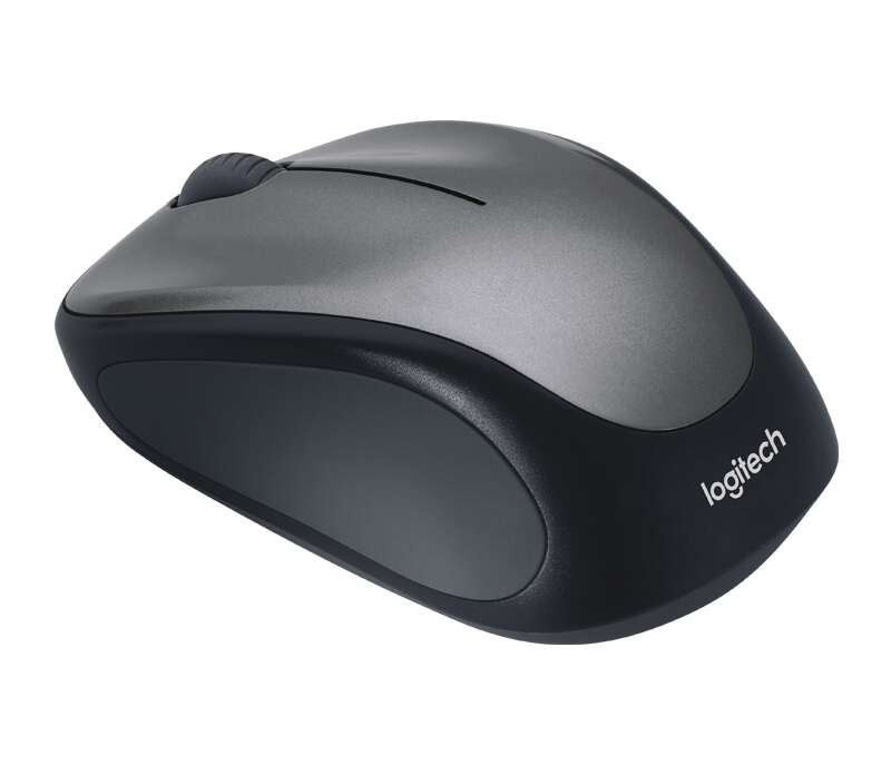 Logitech M235 Mouse Wireless 1000dpi - 3 Pulsanti - Ambidestro - Grigio