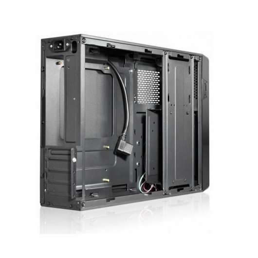 L-Link Magna Case Micro e Mini ATX Slim - Alimentatore 500W - 1x HDD 3,5 + 1x SSD 2,5 + 1x HDD 5.25 - 1x USB 2.0, 1x USB 3.0, Audio e Micro - Colore Nero