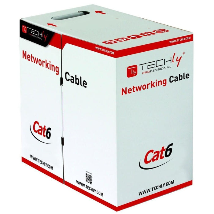 Cavo UTP RJ45 Cat.6 Grigio Flessibile 305 m