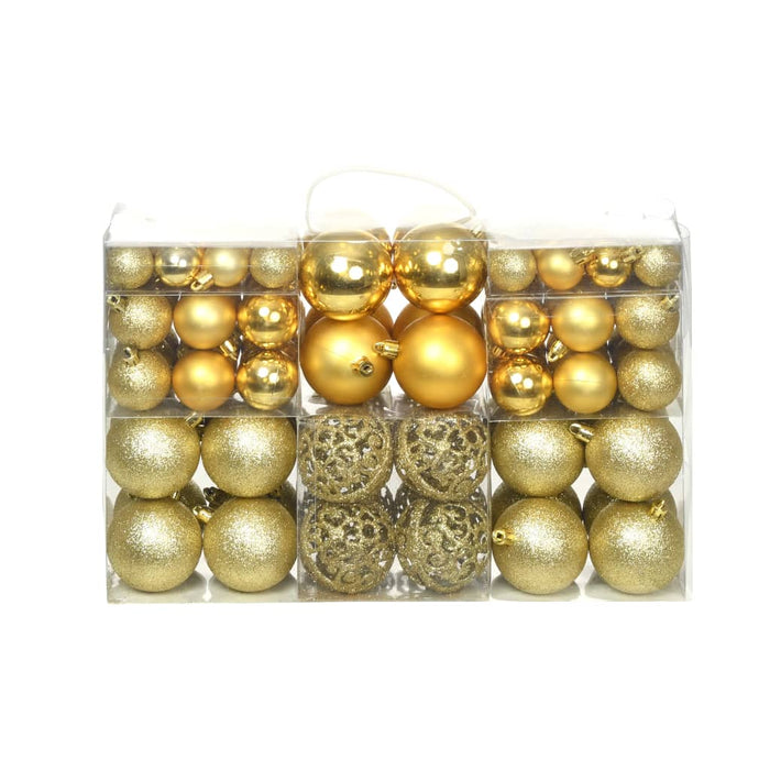 Set Palline di Natale 100 pz 3/4/6 cm