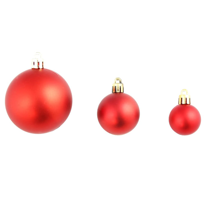 Set Palline di Natale 100 pz 3/4/6 cm