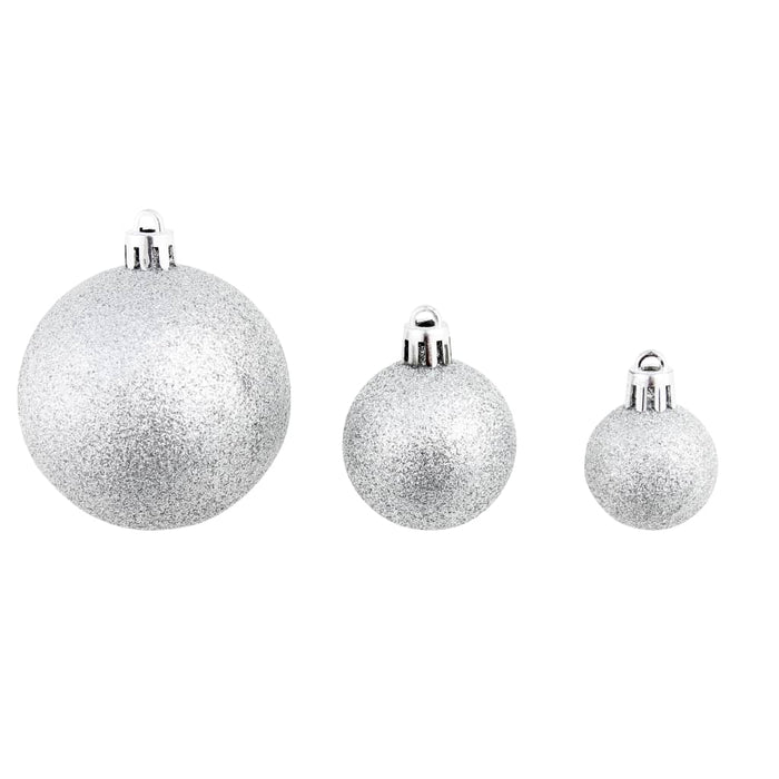 Set Palline di Natale 100 pz 3/4/6 cm