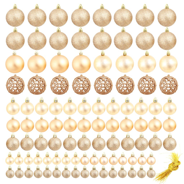 Set Palline di Natale 100 pz 3/4/6 cm