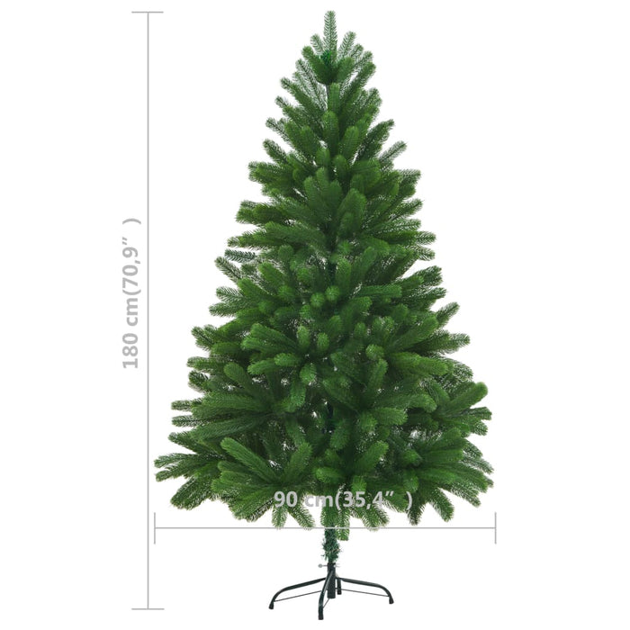 Albero di Natale Artificiale Realistico con Punte Verde