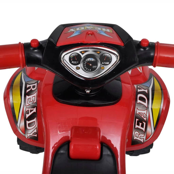 Quad per Bambini Rosso con Suoni e Luci