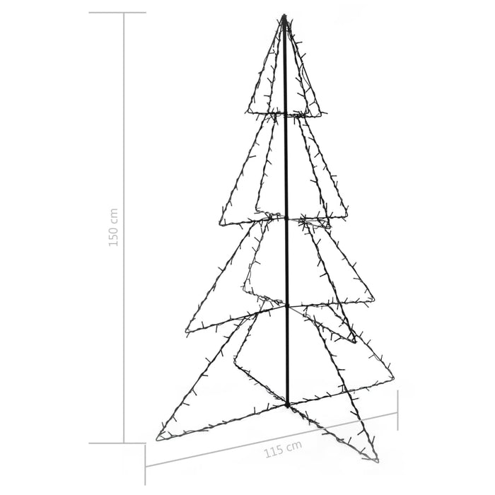 Albero di Natale a Cono con LED per Interni Esterni