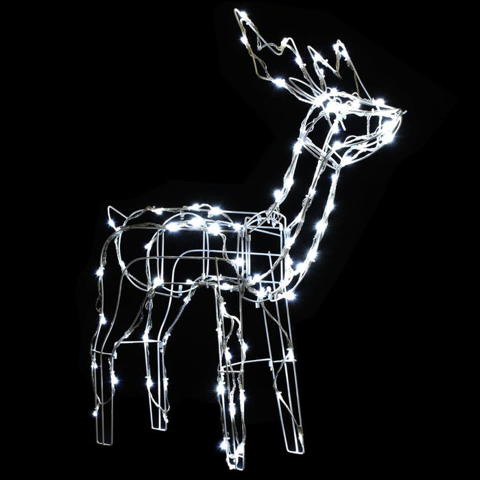 Decorazioni di Natale a Forma di Renne con LED - Set da 3 Pezzi