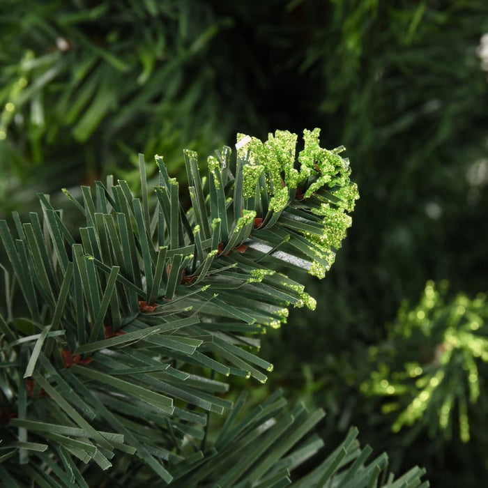 Albero di Natale Artificiale con Pigne e Neve Bianca