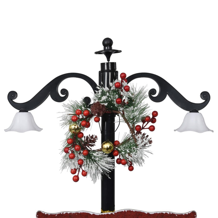 Albero di Natale con Nevicata e Base ad Ombrello in PVC