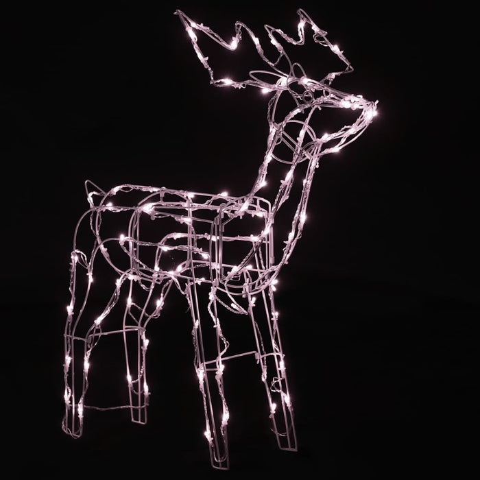 Decorazioni di Natale a Forma di Renne con LED - Set da 3 Pezzi