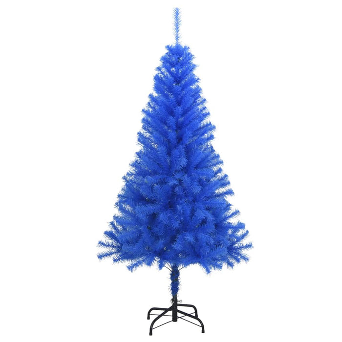 Albero di Natale Artificiale con Base Blu in PVC