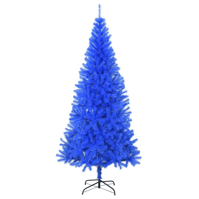 Albero di Natale Artificiale con Base Blu in PVC