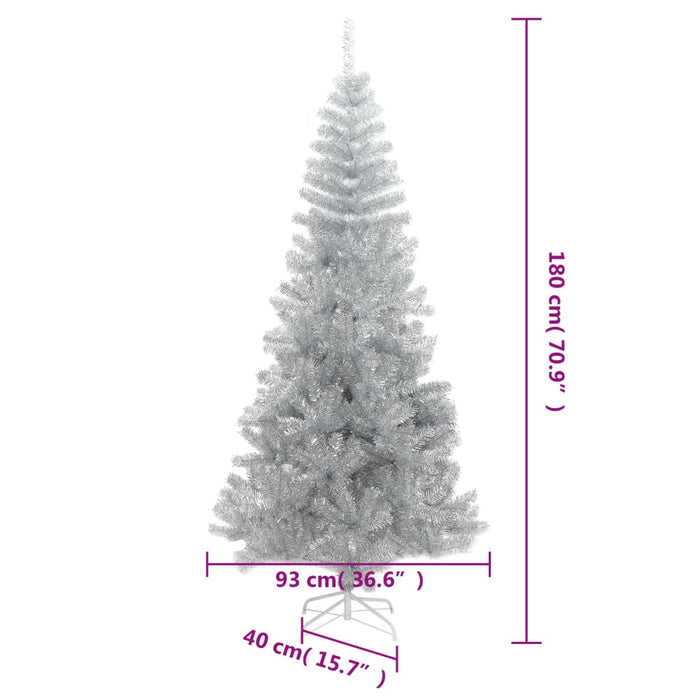 Albero di Natale Artificiale con Supporto in Varianti di Colore e Dimensioni