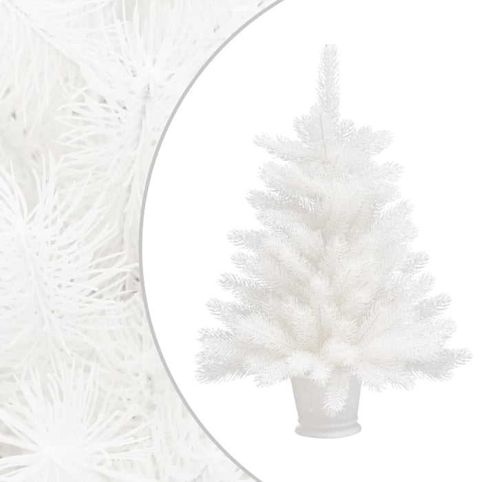 Albero di Natale Artificiale con Aghi Realistici Bianco