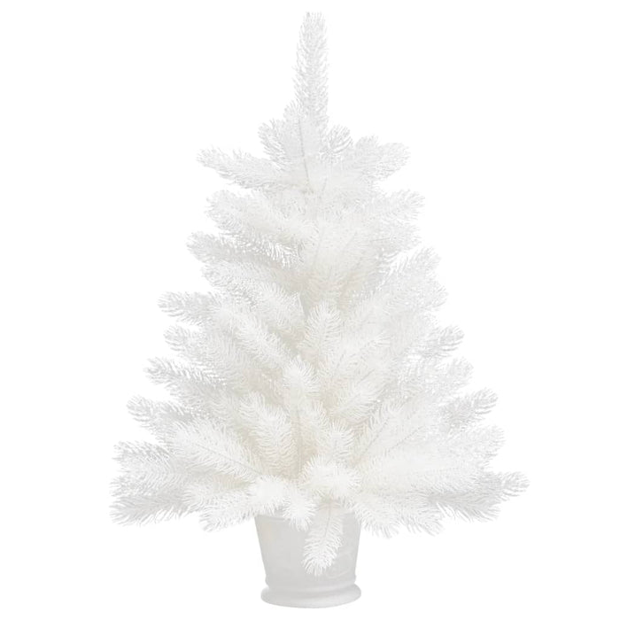 Albero di Natale Artificiale con Aghi Realistici Bianco