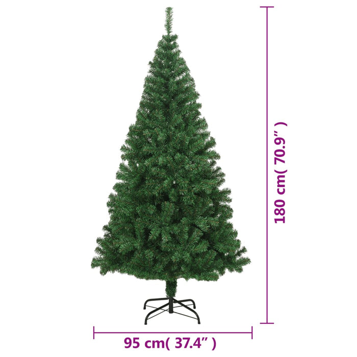 Albero di Natale Artificiale con Rami Spessi in PVC