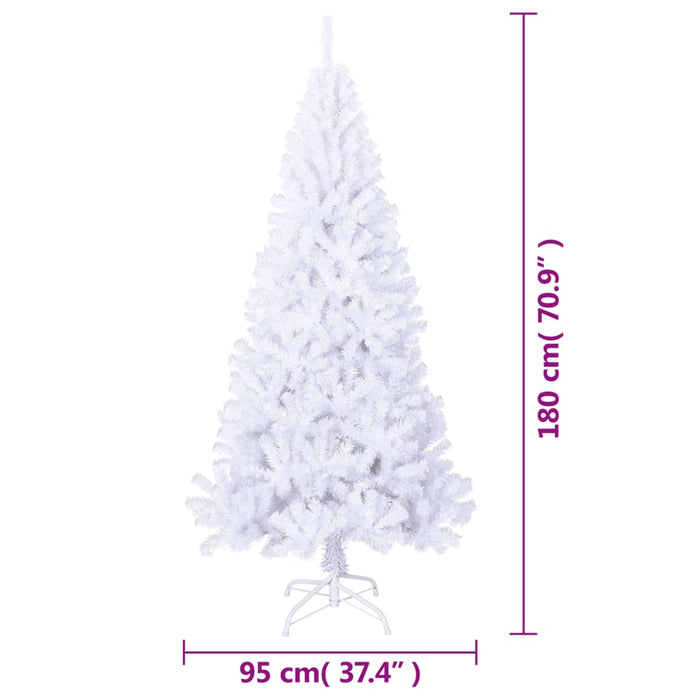 Albero di Natale Artificiale con Rami Spessi in PVC