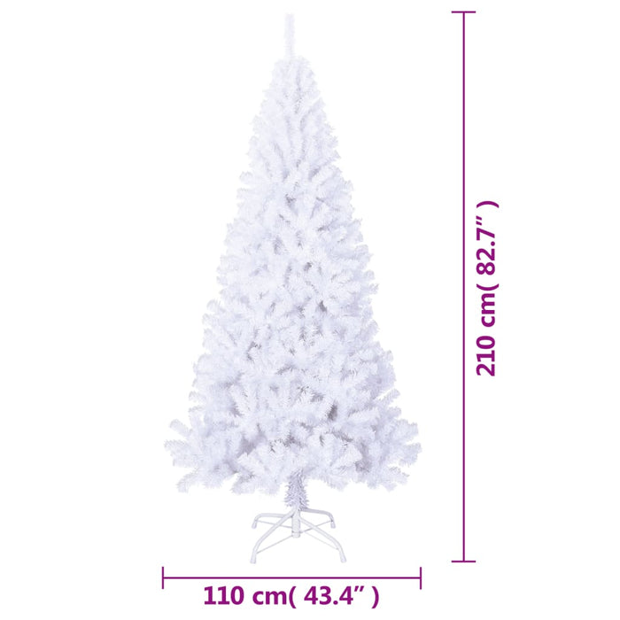 Albero di Natale Artificiale con Rami Spessi in PVC