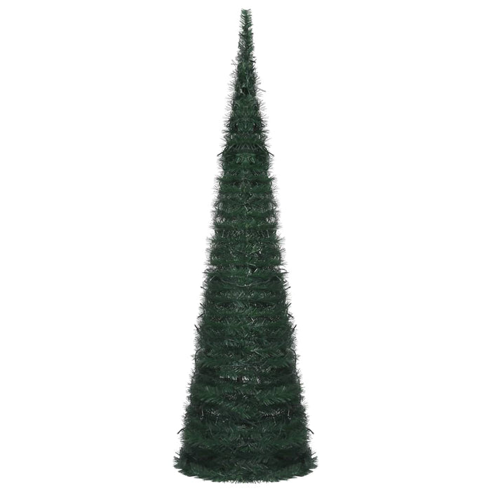 Albero di Natale Artificiale Apribile Preilluminato Verde