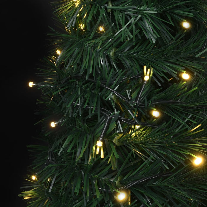 Albero di Natale Artificiale Apribile Preilluminato Verde