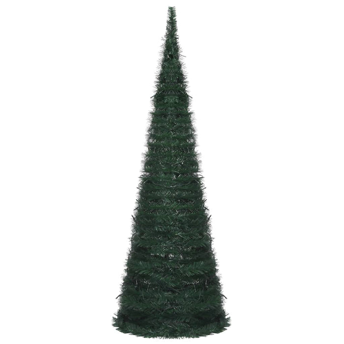 Albero di Natale Artificiale Apribile Preilluminato Verde