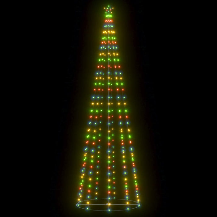 Albero di Natale a Cono Colorato con LED