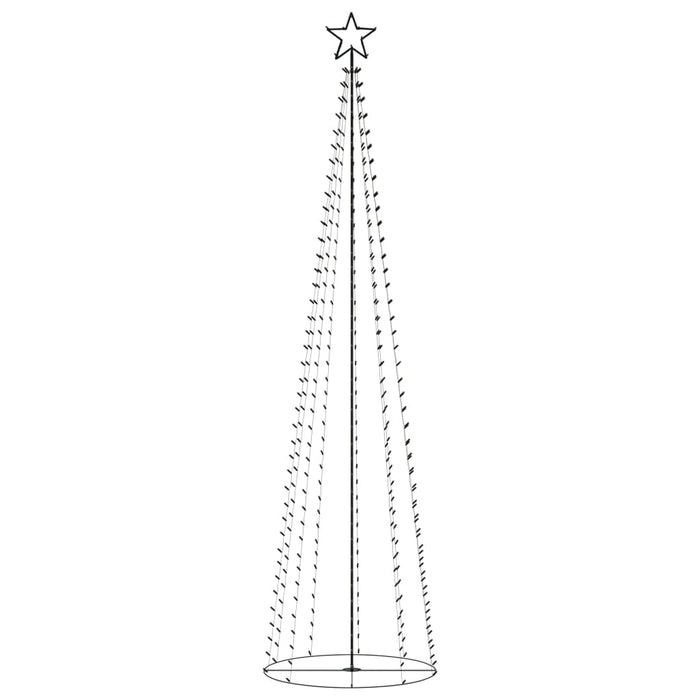 Albero di Natale a Cono Colorato con LED