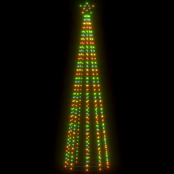 Albero di Natale a Cono Colorato con LED