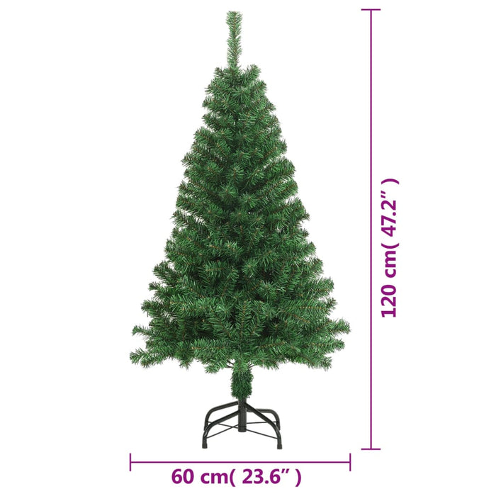 Albero di Natale Artificiale con Rami Spessi in PVC