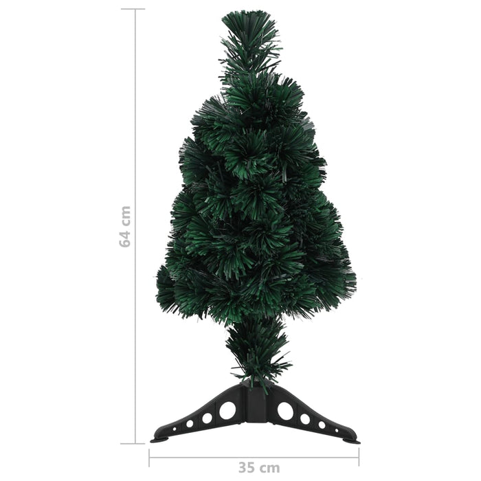 Albero Natale Artificiale Sottile Supporto Fibra Ottica