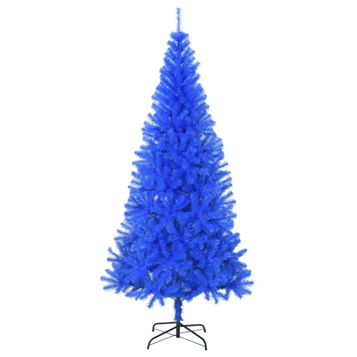 Albero di Natale Artificiale con Base Blu in PVC