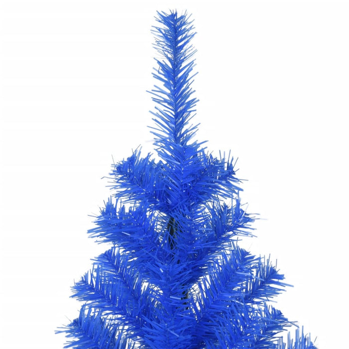 Albero di Natale Artificiale con Base Blu in PVC