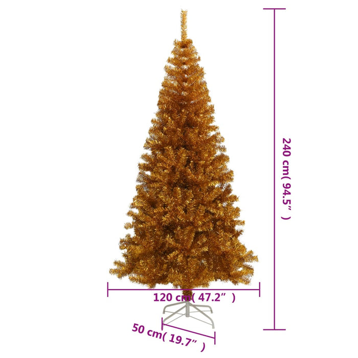 Albero di Natale Artificiale con Supporto in Varianti di Colore e Dimensioni