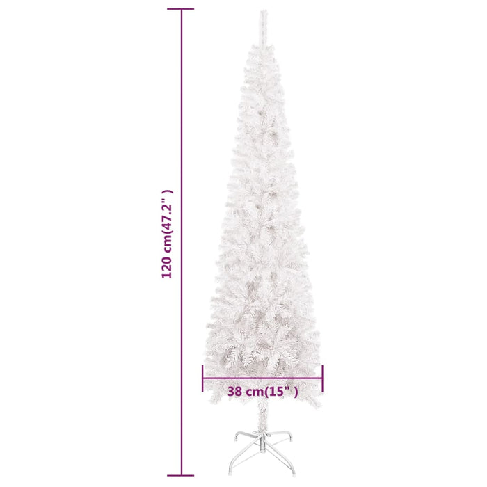 Albero di Natale Sottile Bianco