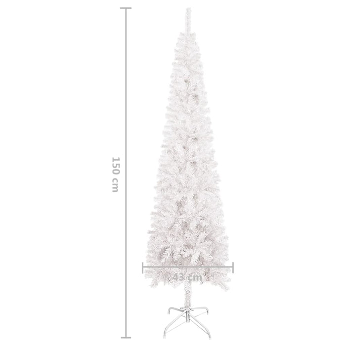 Albero di Natale Sottile Bianco