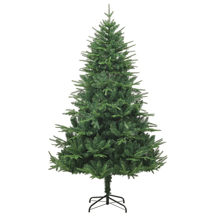 Albero di Natale con Pigne Verde e Bianco in PVC e PE Artificiale