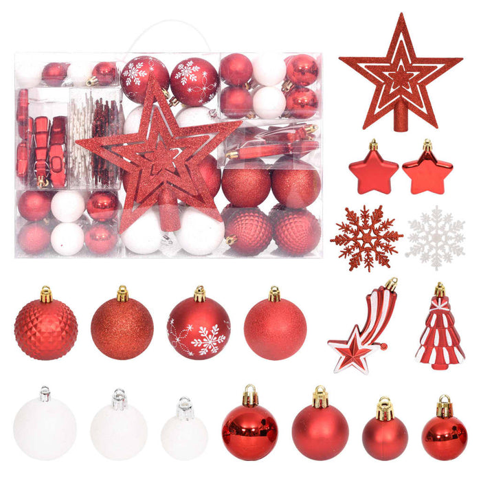 Set Addobbi di Natale 108 pz