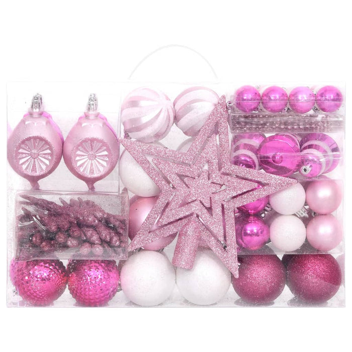 Set Addobbi di Natale 108 pz