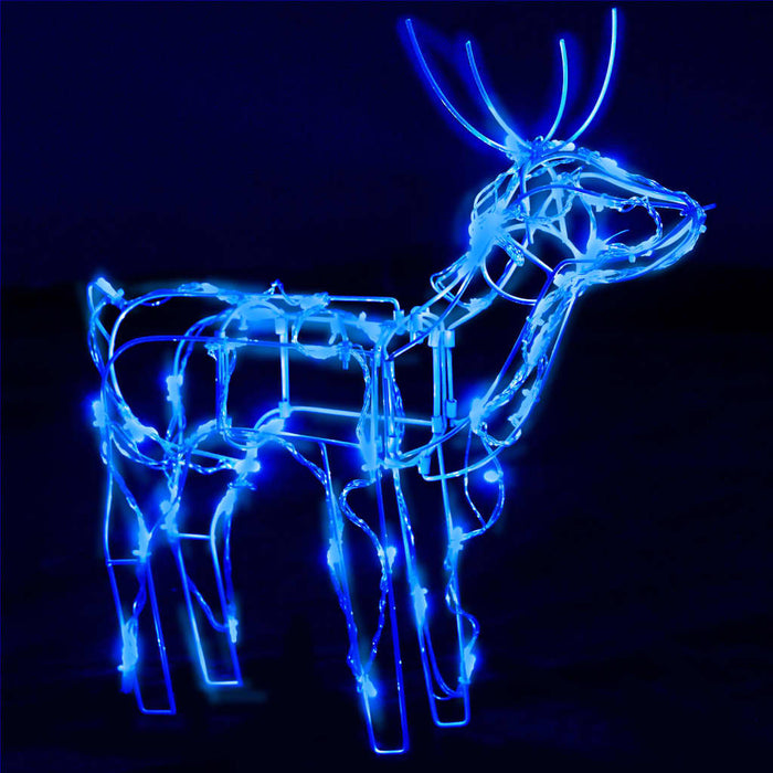 Decorazioni di Natale a Forma di Renne con LED - Set da 3 Pezzi