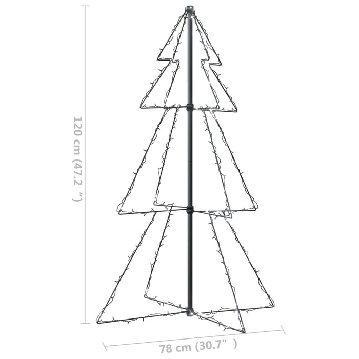 Albero di Natale a Cono con LED per Interni Esterni