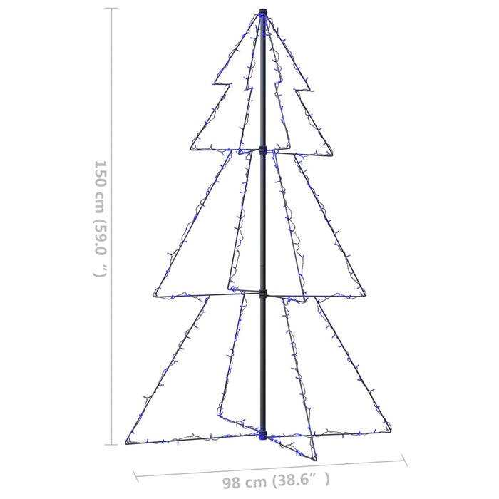 Albero di Natale a Cono con LED per Interni Esterni