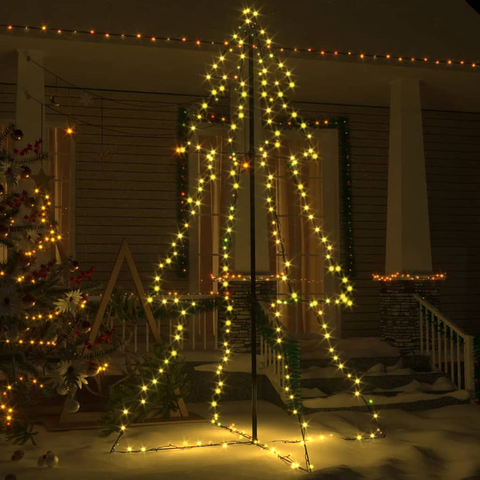 Albero di Natale a Cono con LED per Interni Esterni