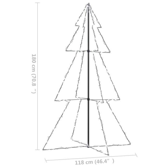 Albero di Natale a Cono con LED per Interni Esterni