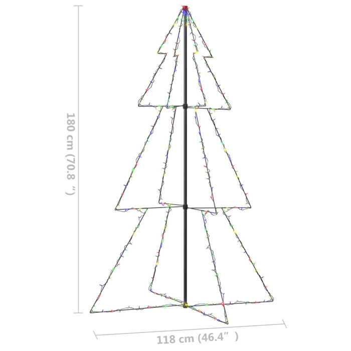 Albero di Natale a Cono con LED per Interni Esterni